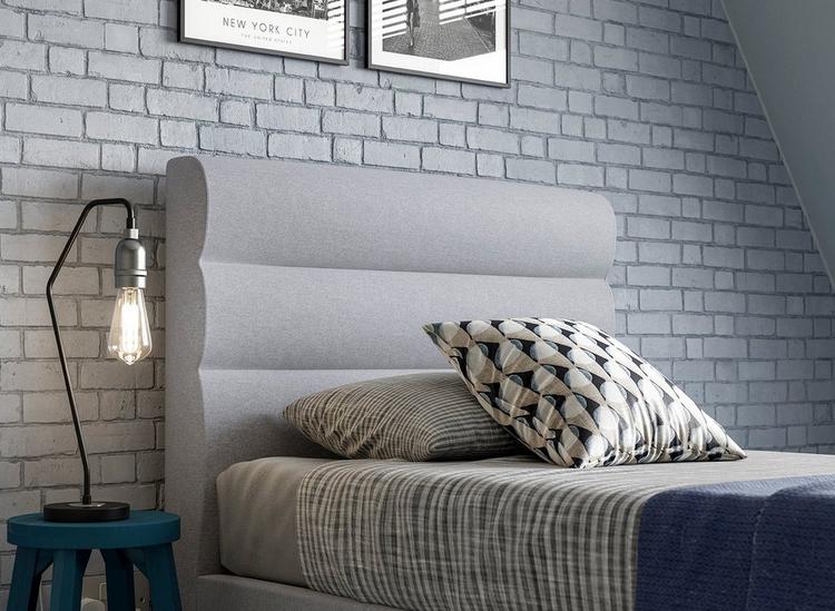 Zaya Premium Upholstered Single Bed