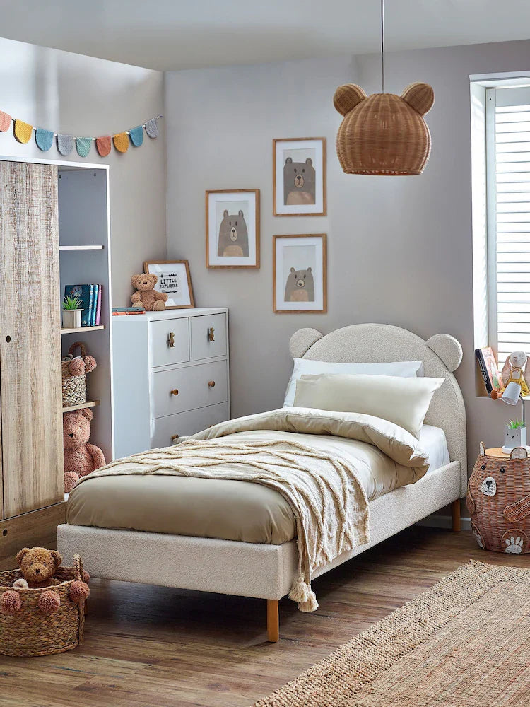 Roxie Asym Single Upholstered Bed