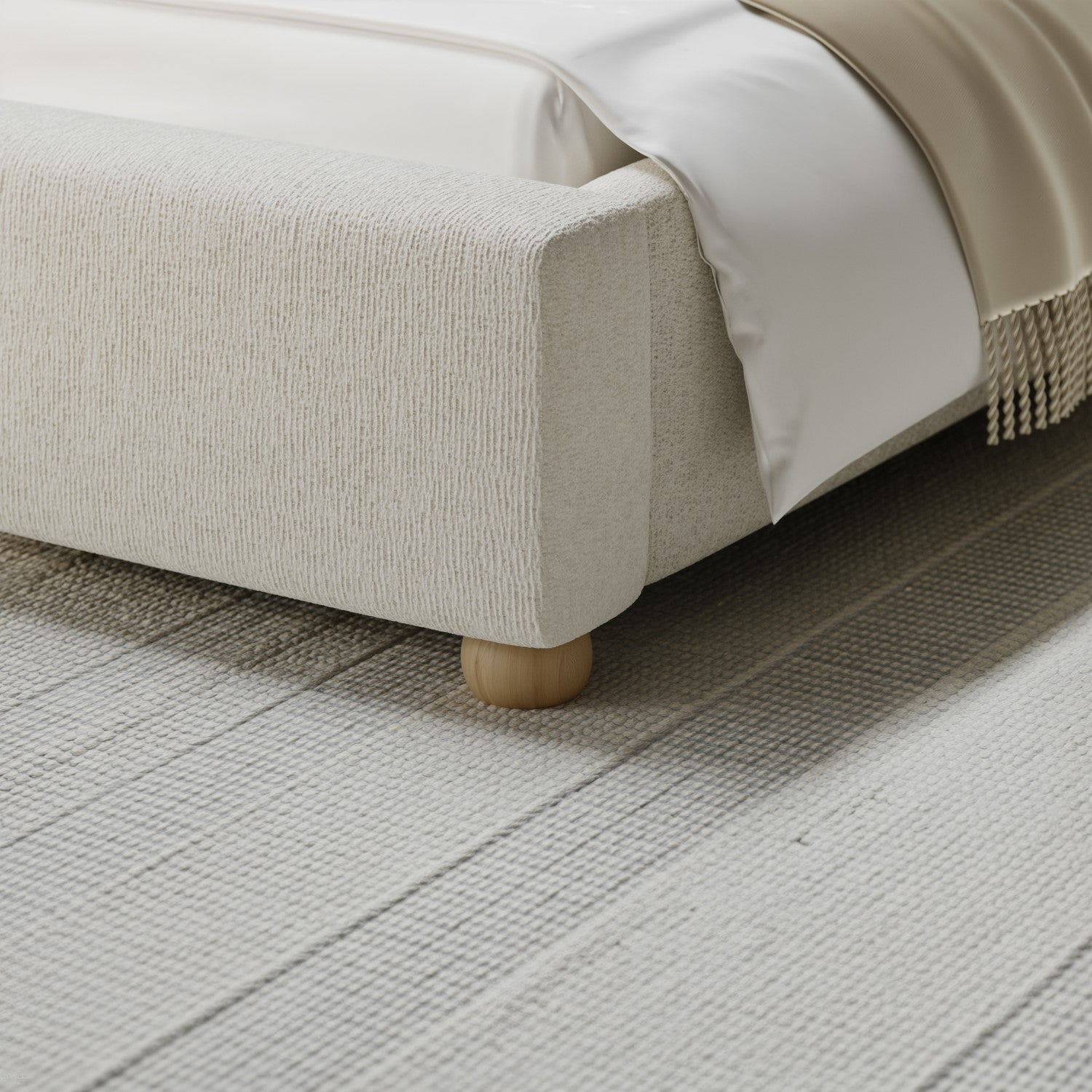 Jazline Single Size Upholstered Single  Bed