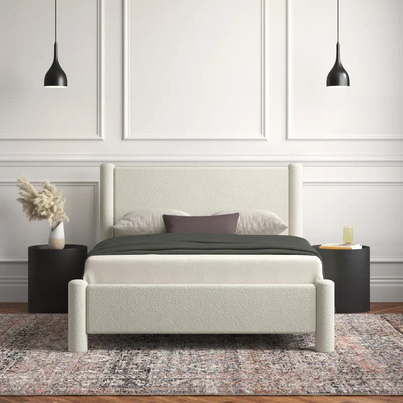 MellowGrid Plush Tufted Bed