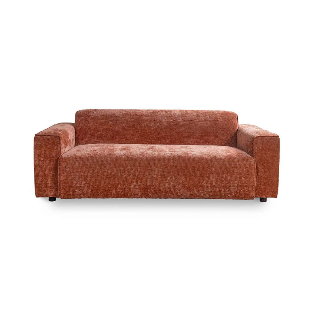 Aurelia Sage Plush 3 Seater Sofa