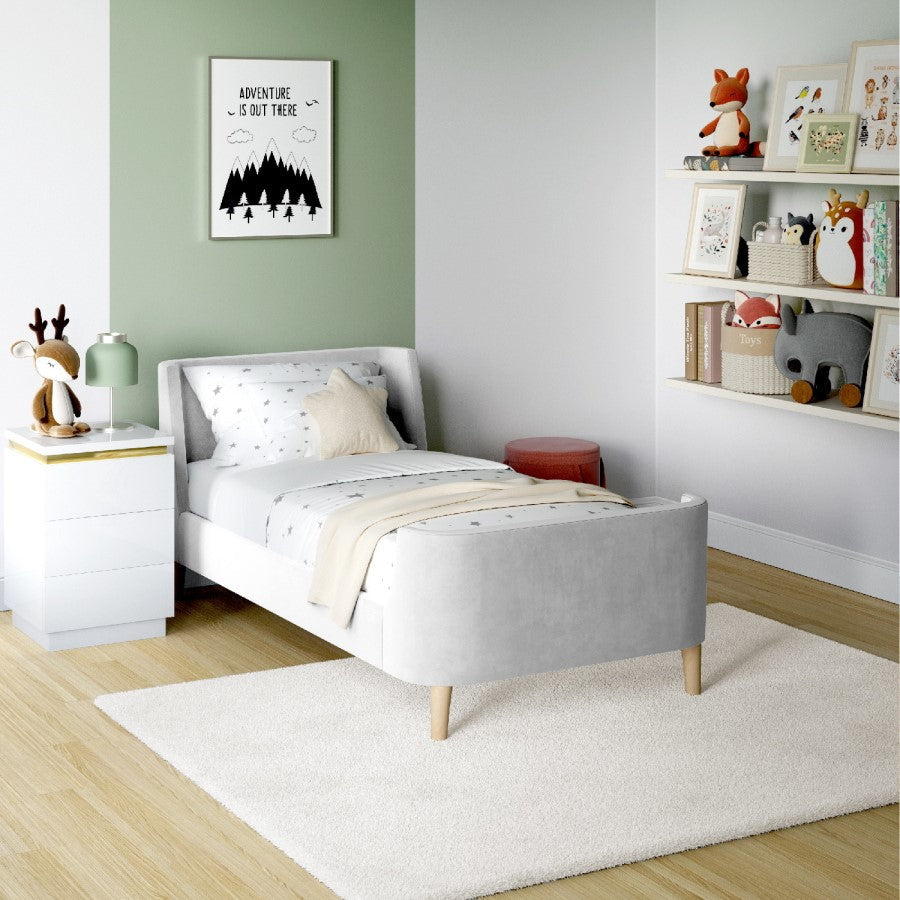 Watson Plain Single Bed Without Storage