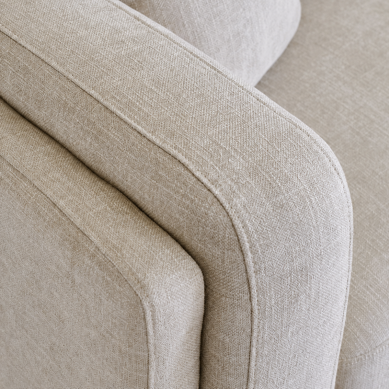 Lansbury NXT 3 Seater Fabric Sofa with Cushions - Beige