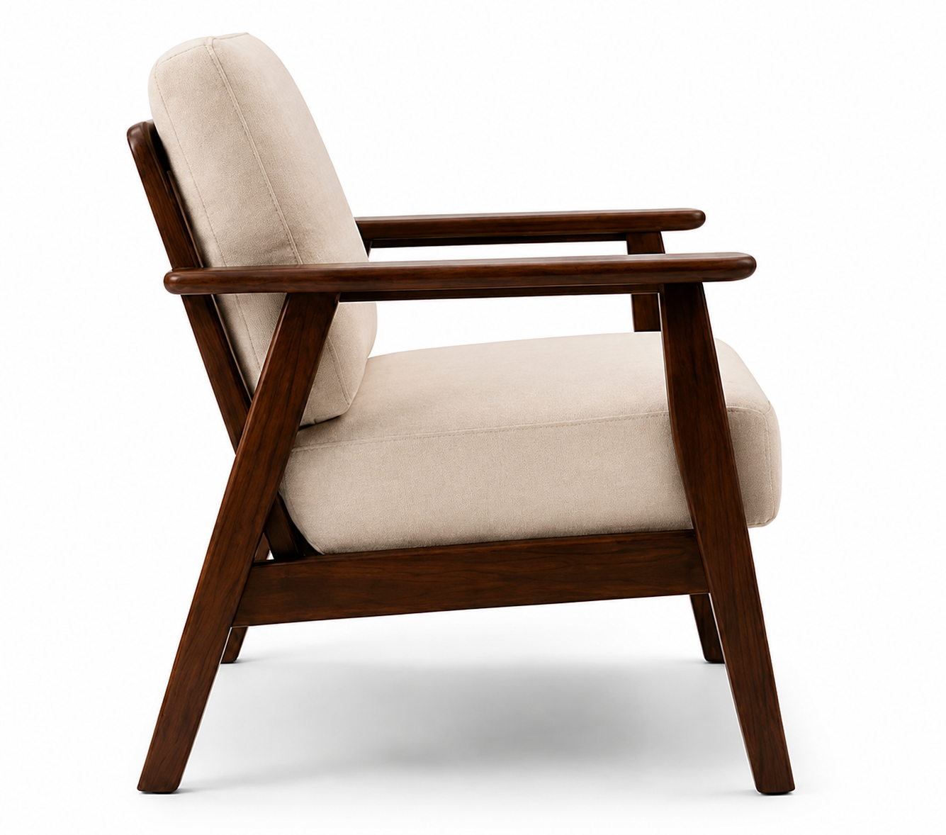 Maven Solid Sheesham Wood 3+1+1 Sofa Set