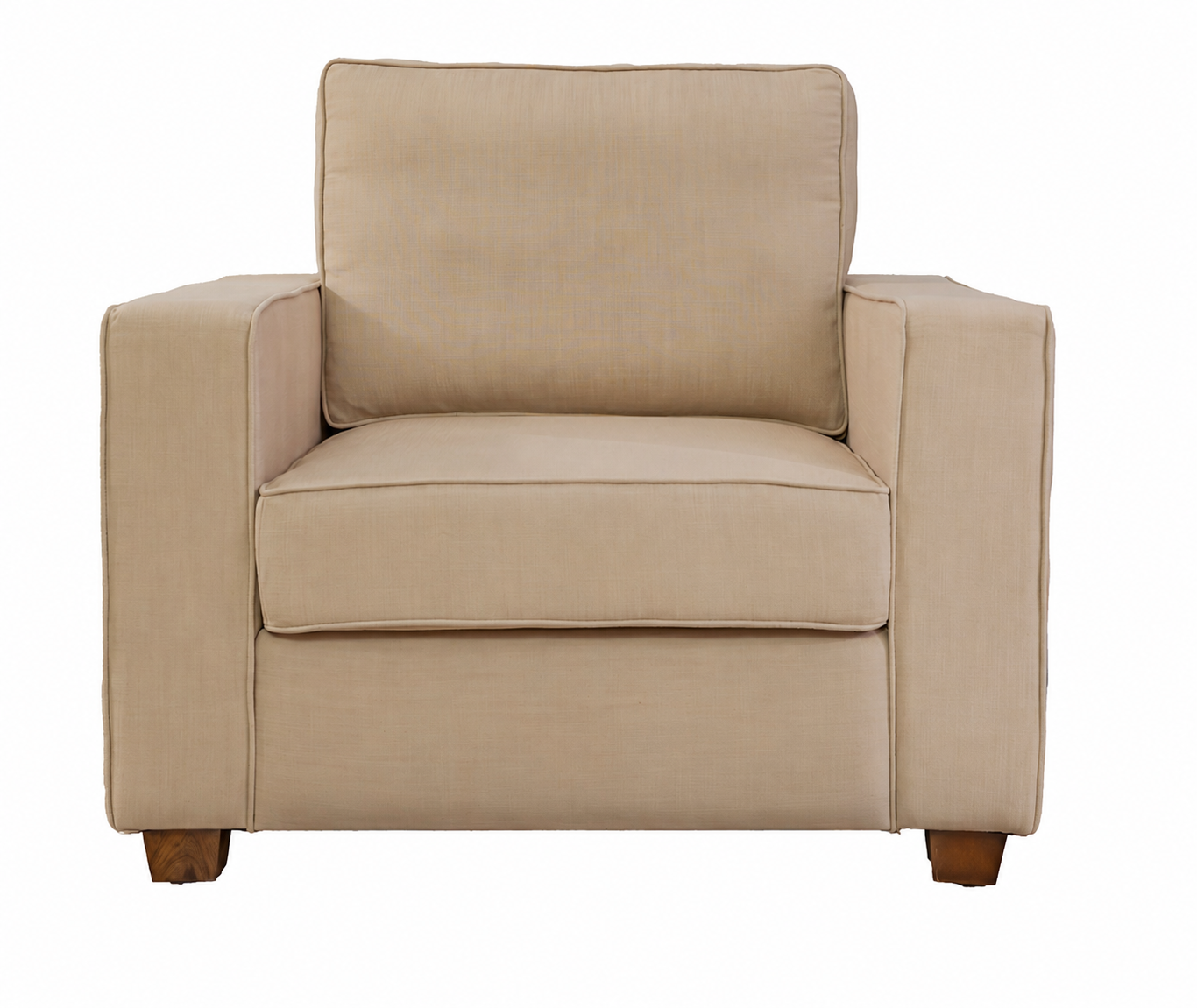 Arden 3+1+1 Seater Fabric Sofa Set, Irish Cream