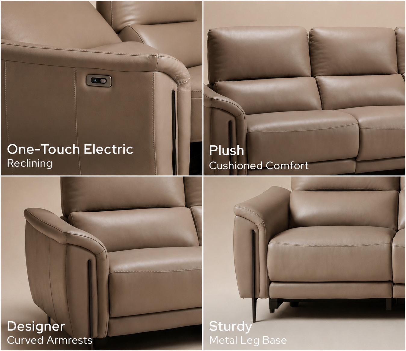Solenne 3 Seater Recliner Sofa