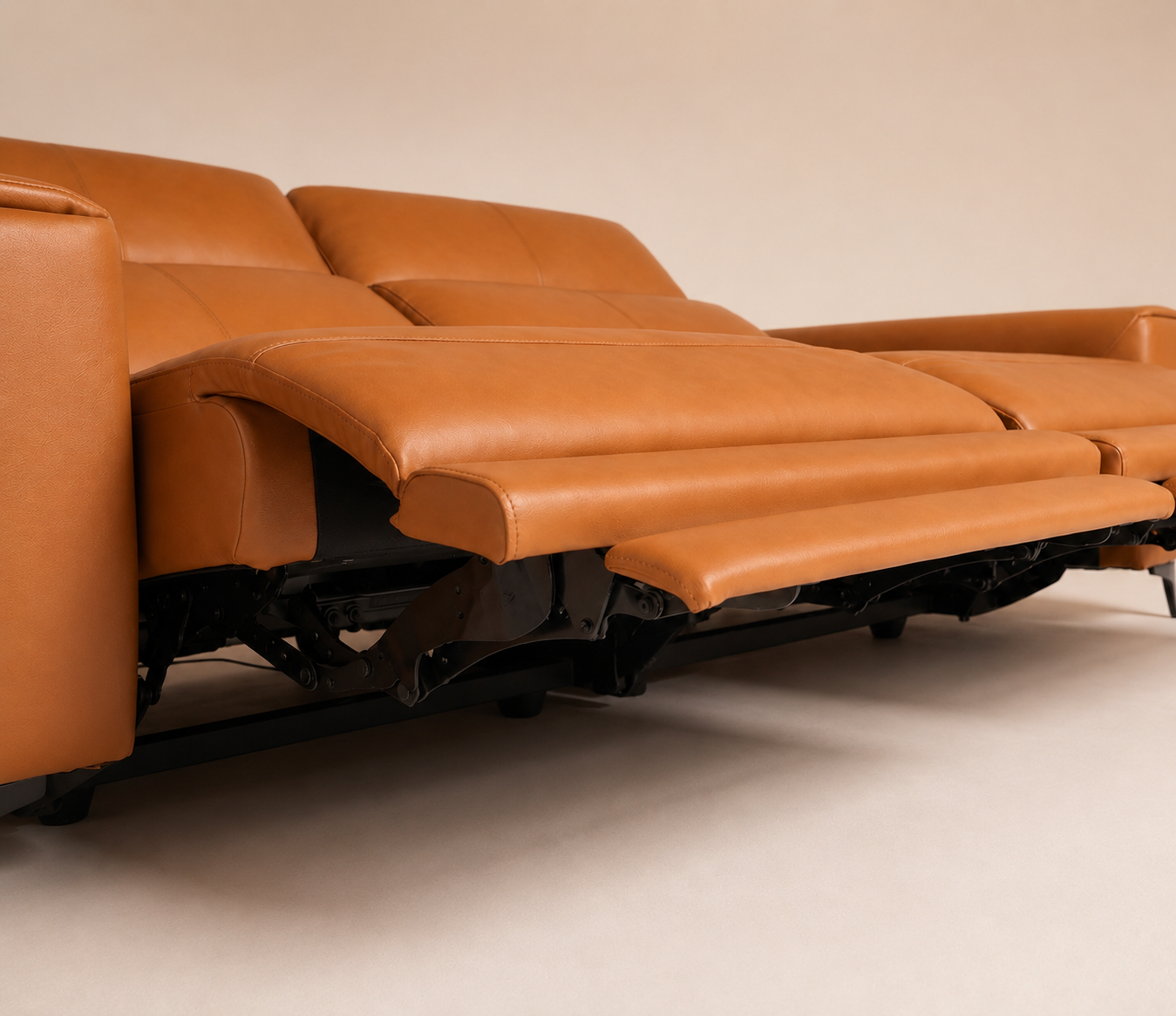 Ravello Premium Leatherette 2 Recliner Sofa Set