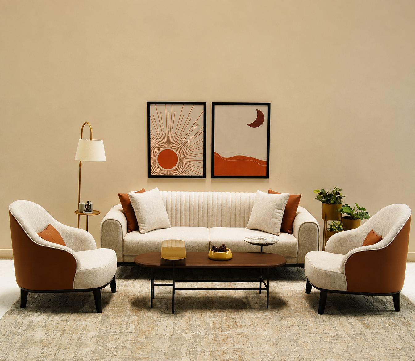 Verona Signature Upholstered Sofa 3+1+1 sofas
