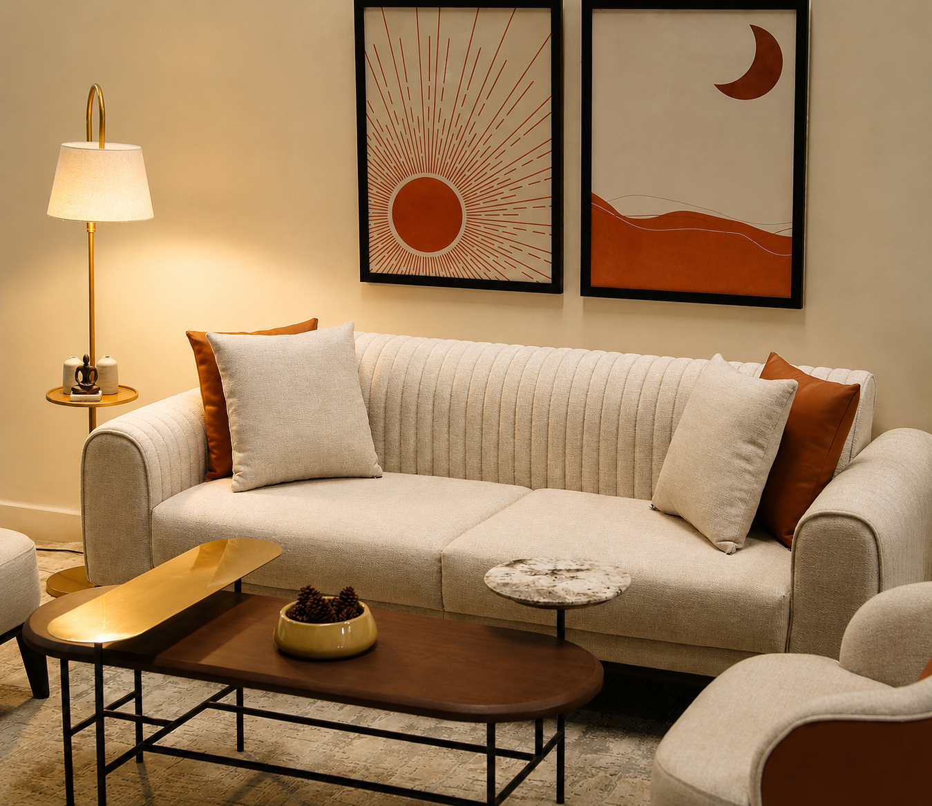Verona Signature Upholstered Sofa 3+1+1 sofas