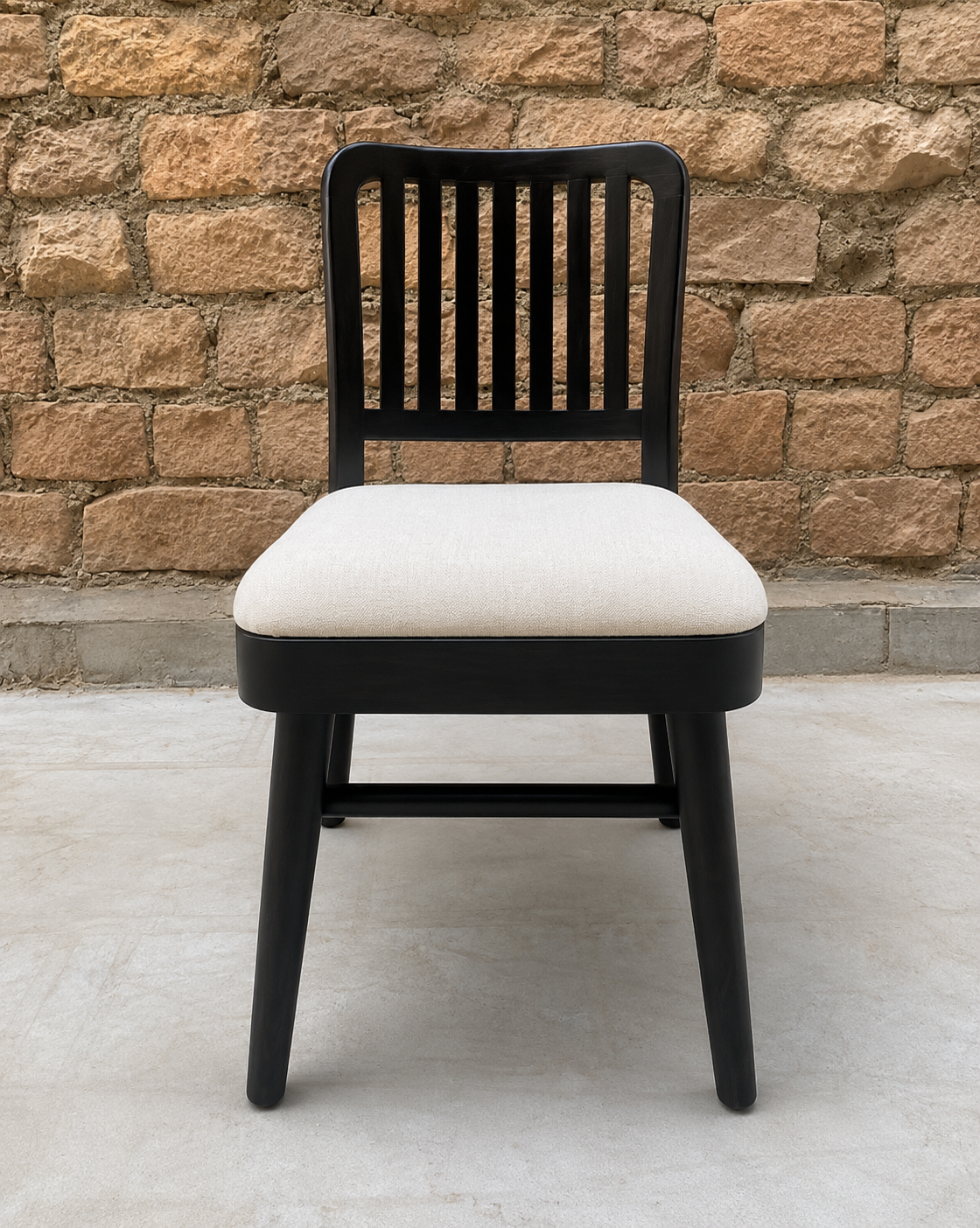 Varenza Modern Upholstered Teak Dining Chair Collection