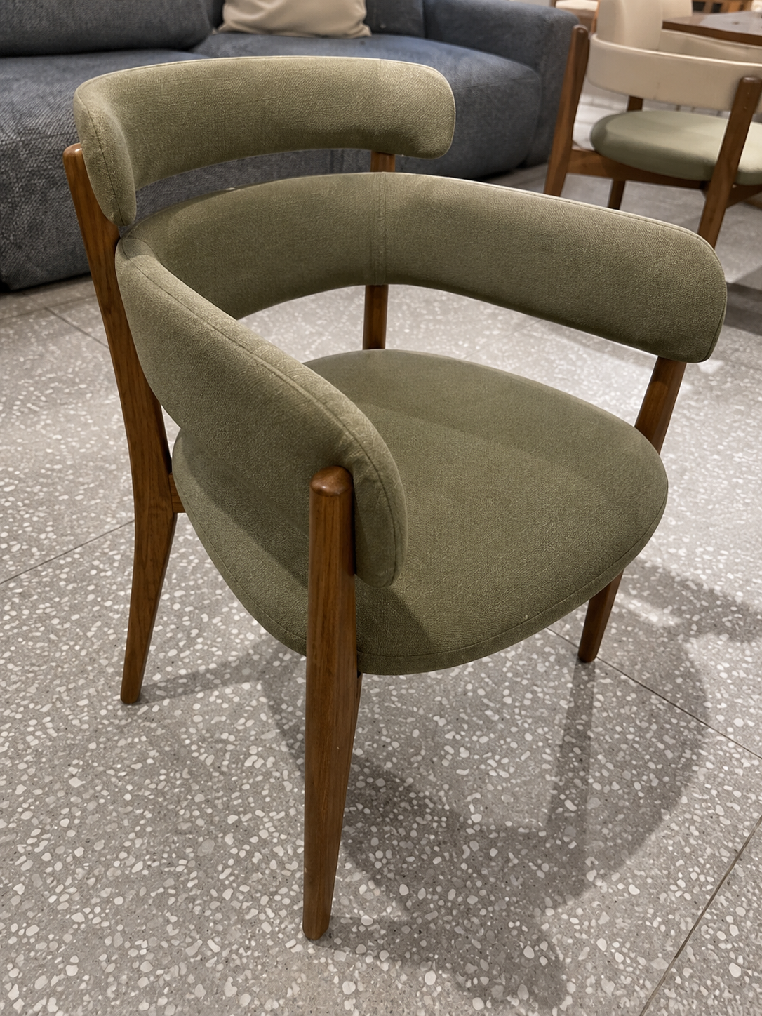 Milano Contemporary Curved Back Dining and Accent Chair