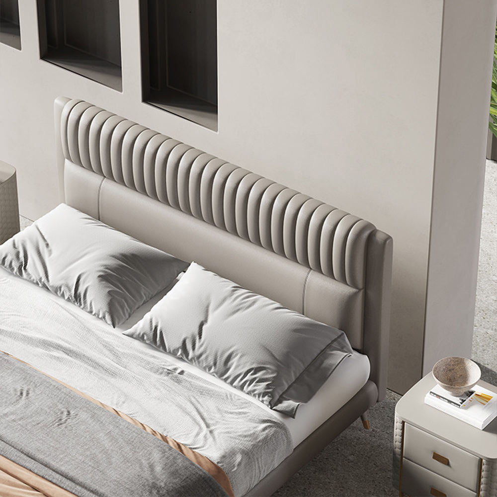 Calvino Modern Leatherette Bed