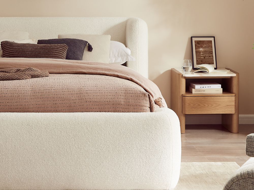 Velvet Arc Trundle Bed