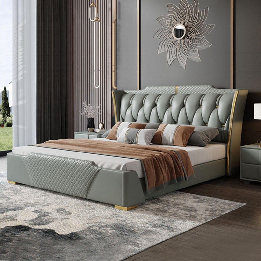 Stardust Curve Velvet Trundle Bed