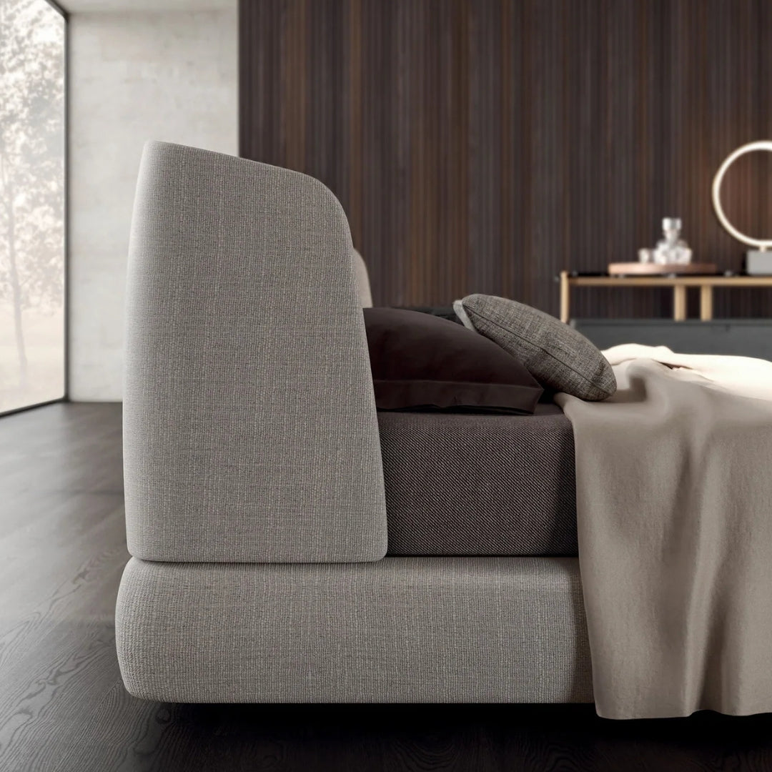 Velluto Edge Curve Edge Upholstered Bed