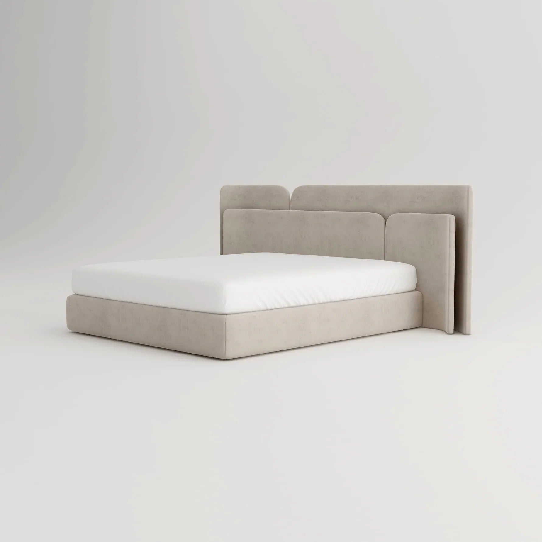 Elara Modern Italian Leather Bed
