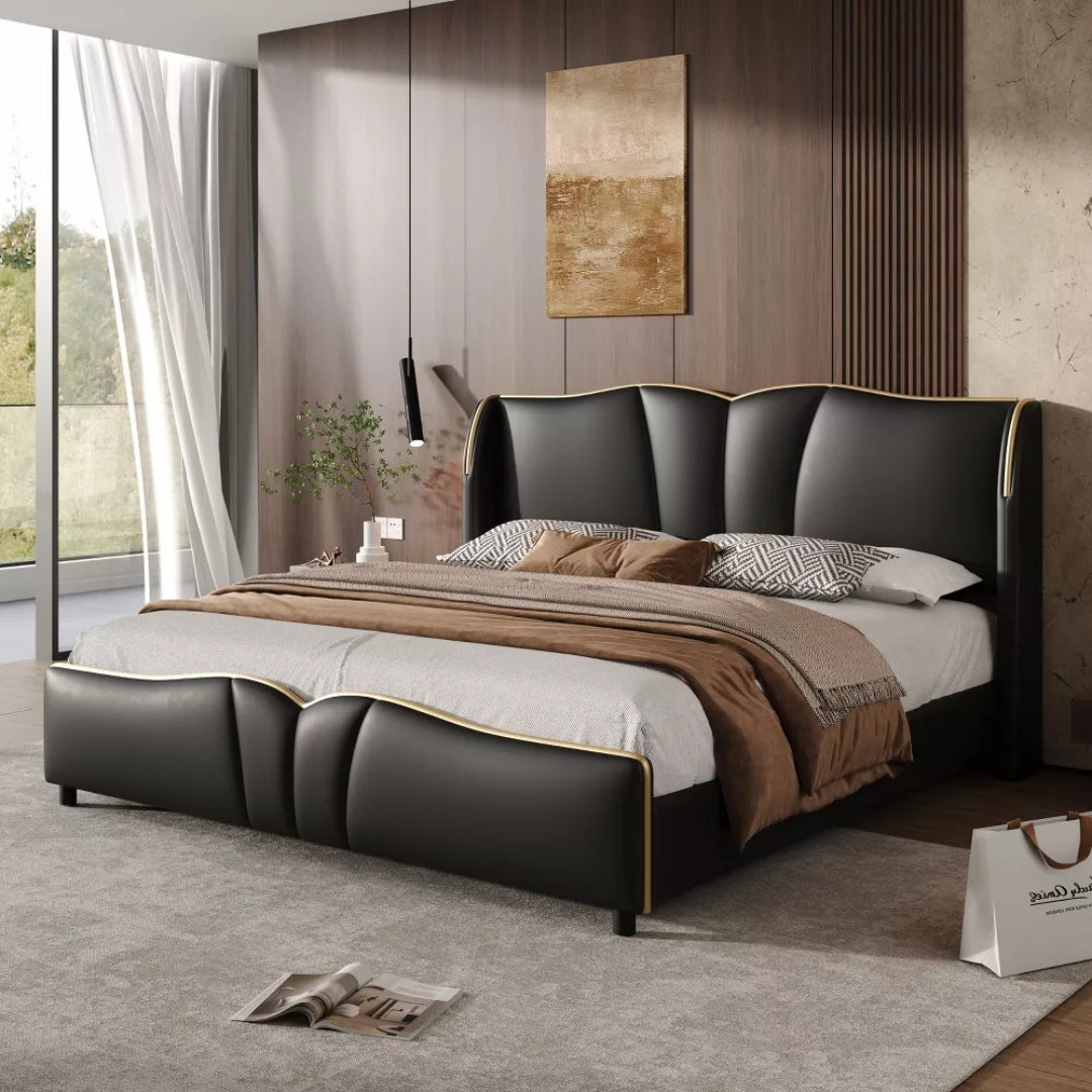 Twilight Bloom Velvet Trundle Bed
