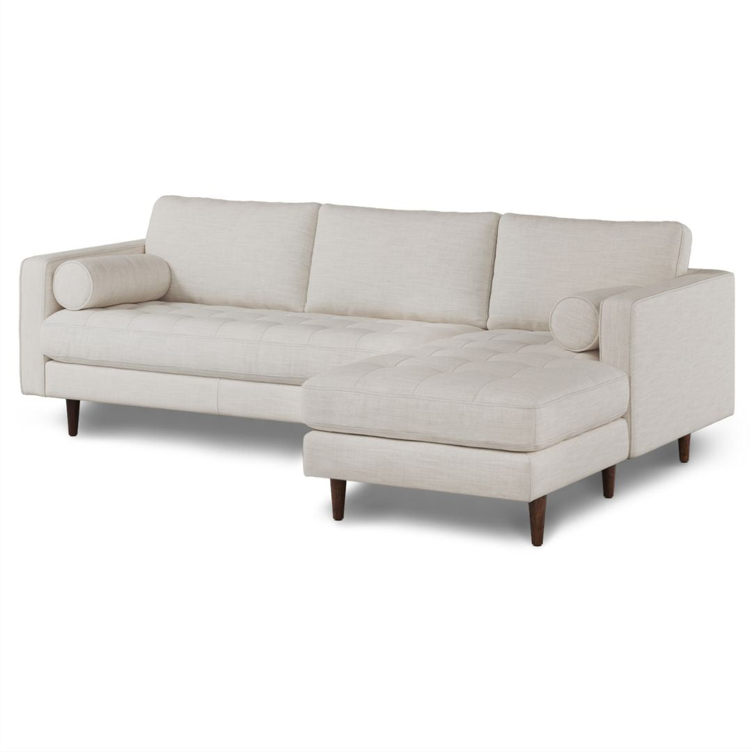 Rustic Blend Premium L-Shaped Sectional Sofa