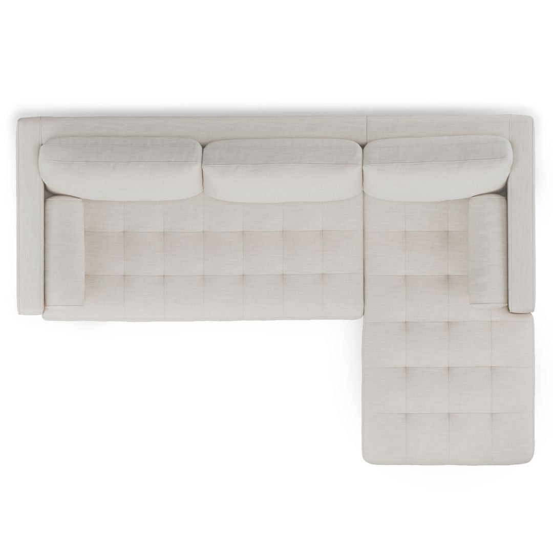 Rustic Blend Premium L-Shaped Sectional Sofa