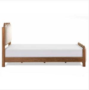 Solidwood Crest Upholstered Bed