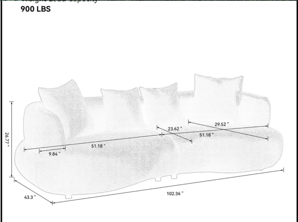 Emerald Arc Luxury Sofa