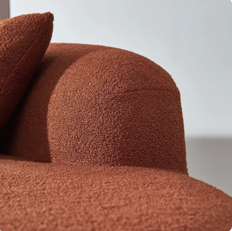 Sculpted Arc Contemporary Sofa