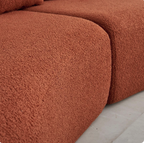 Sculpted Arc Contemporary Sofa