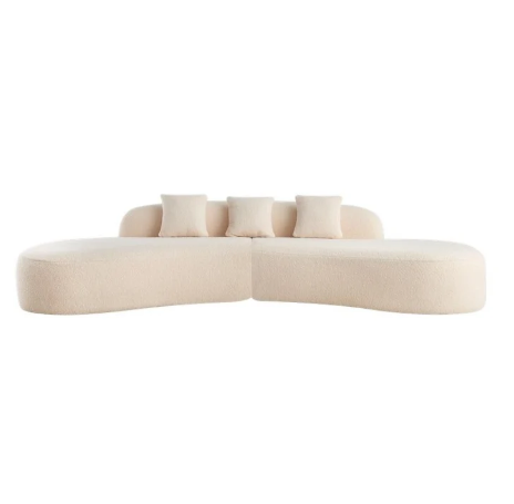 Sculpted Arc Contemporary Sofa