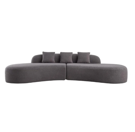 Sculpted Arc Contemporary Sofa