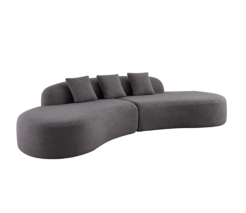 Sculpted Arc Contemporary Sofa