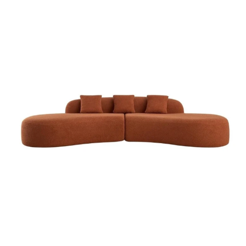 Sculpted Arc Contemporary Sofa