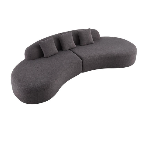 Sculpted Arc Contemporary Sofa