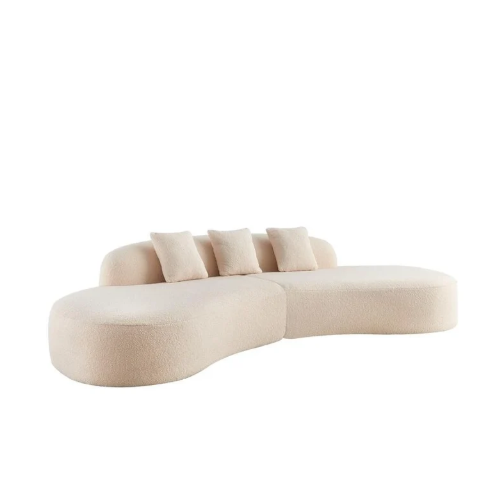 Sculpted Arc Contemporary Sofa