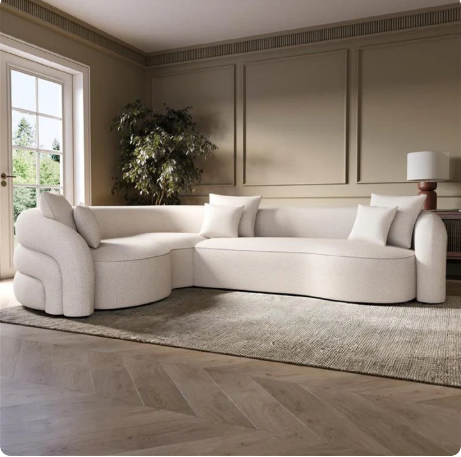 Contour Form Sectional Sofa