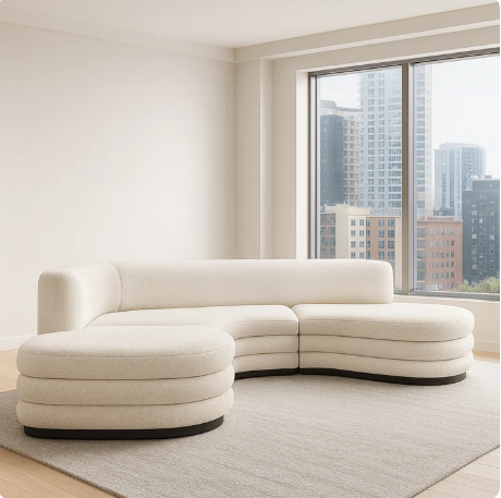 Desert Arc Luxury Sectional Sofa