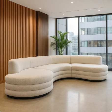 Desert Arc Luxury Sectional Sofa