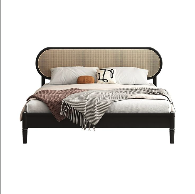Willow Arch Rattan Platform Bed