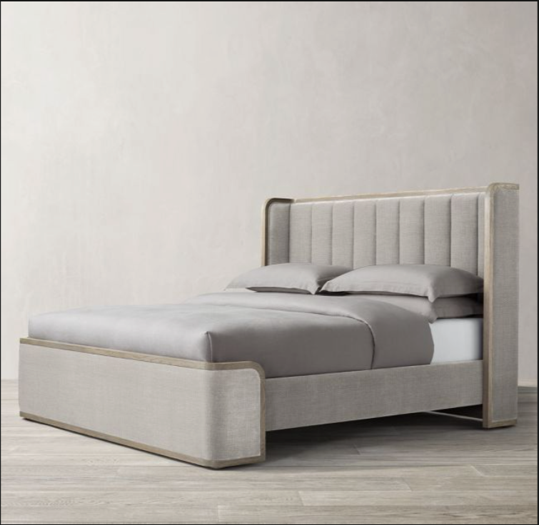 Laurent Upholstered Shelter Bed
