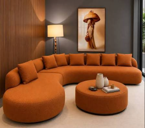 Nimbus Curved Modular Floor Sectional Sofa