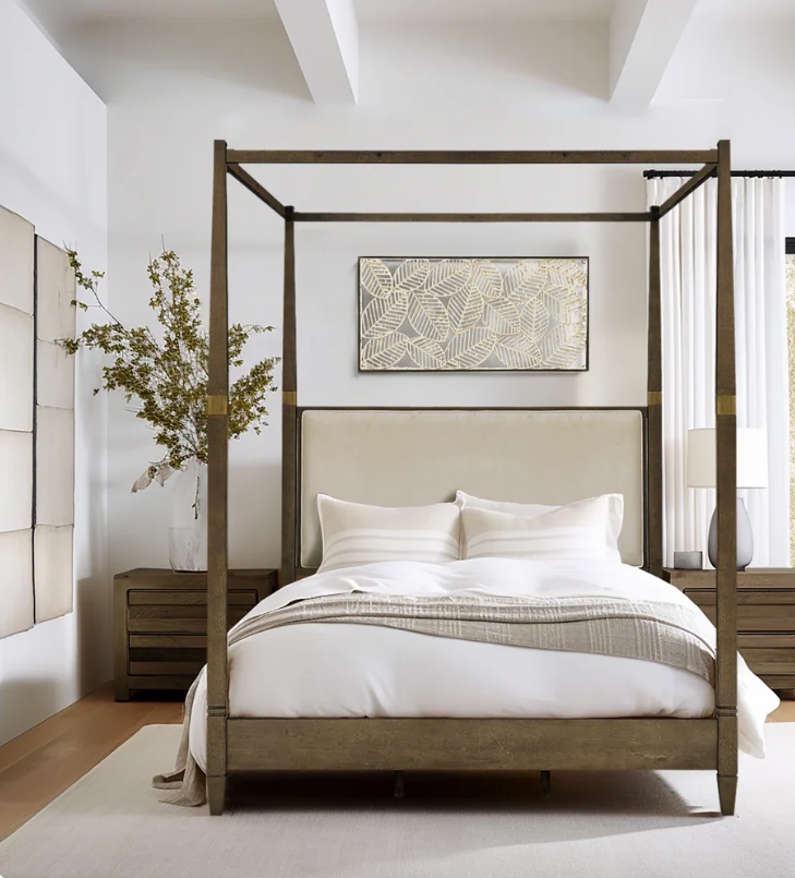 Nordic Canopy Queen Bed