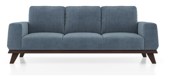 Marina Essential 3 Seater Fabric Sofa in Ocean Weave Colour