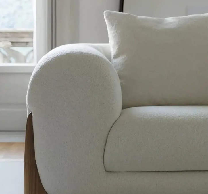 Modern Classic 3+2 Seater Boucle Beige Chesterfield Sofa Set