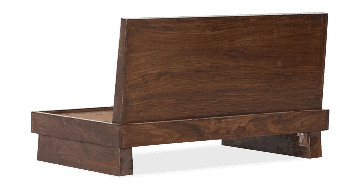 Solid Wood Contrast 3+1+1 Sofa Set