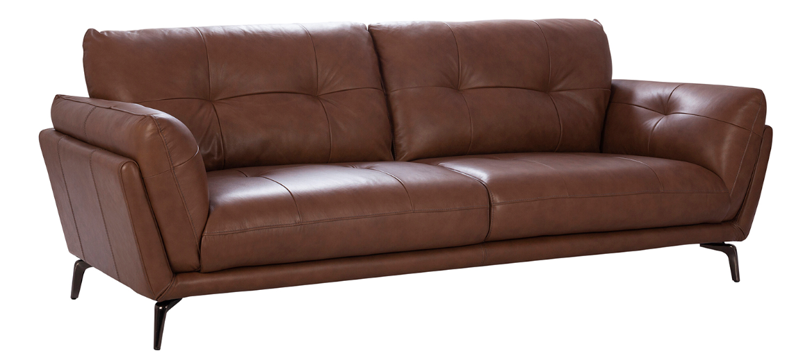 Aurelio 3+2 Seater Italian Genuine Leather Sofa Set – Sahara Tan
