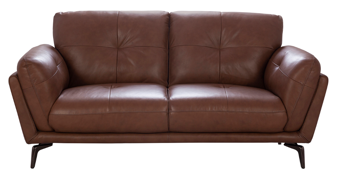 Aurelio 3+2 Seater Italian Genuine Leather Sofa Set – Sahara Tan