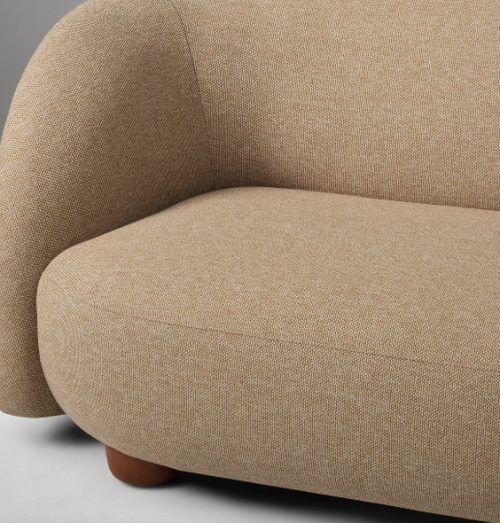 Lorenzo 2-Piece Wedge Chaise Sectional, Camel