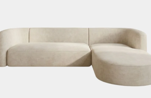 Aurelia 3 Seater Curved L-Shape Sectional Sofa