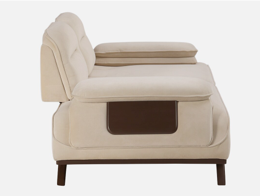 Bellano Italian-Style 2 Seater Fabric Sofa – Beige