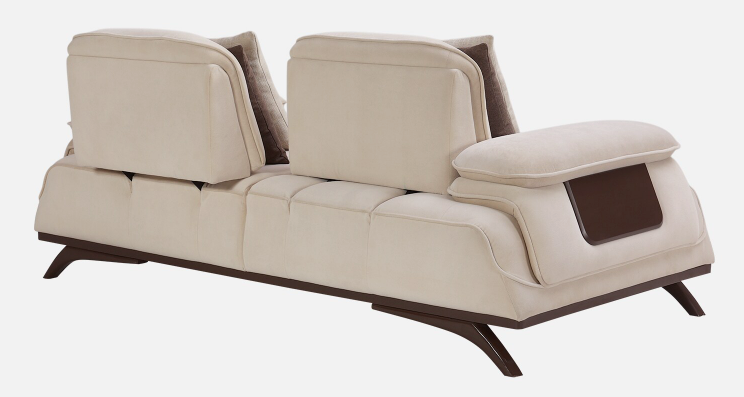 Bellano Italian-Style 2 Seater Fabric Sofa – Beige