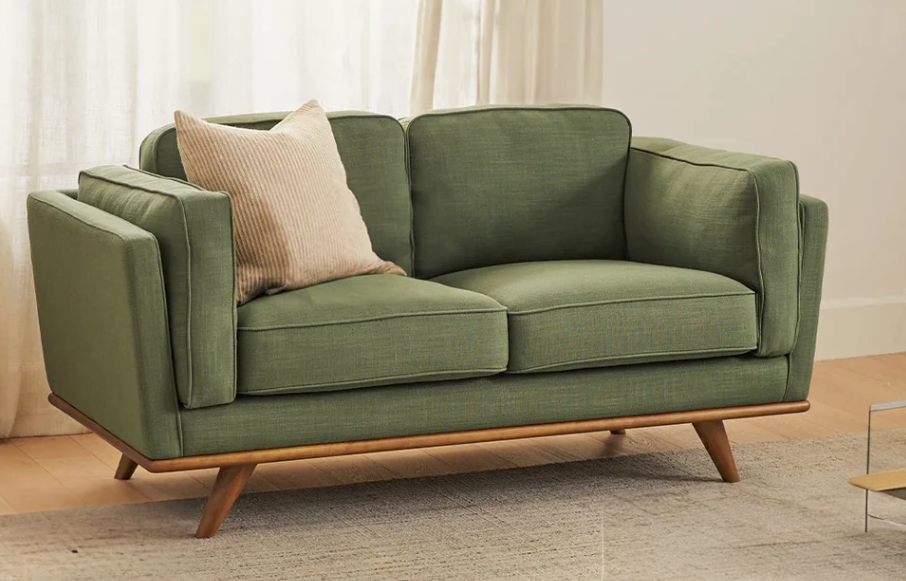 Lumo 2-Seater Sofa with Down-Feather Cushions – 5.5 Feet